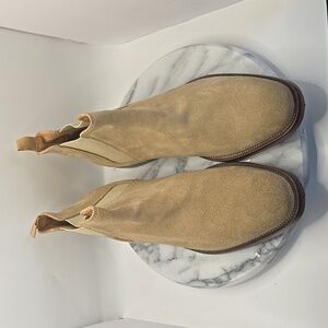 Aldo Men's Tan Suede Vianello Slip-On Chelsea Boots Sz 7.5